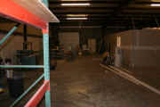 Production area looking at main garage door