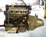 Front view of engine assembled