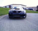Front view after new body kit was installed