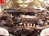 JDM Honda H22A engine installed into Accord chassis