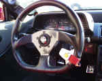 Corsa steering wheel with GReddy remote switch