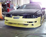 Front End (lower view) being test fit