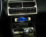 Panasonic Ghost CD player installed in dash