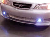 PIAA LED driving lights and custom grill mesh in bumper