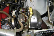 Subaru STi VF39 turbocharger being removed to install new APS SR55 turbocharger