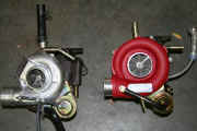 STi VF39 turbocharger versus APS SR55 turbocharger