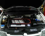 VR6 engine with AEM cold air intake