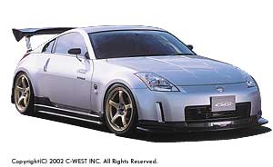 Front view of C-West 350Z