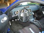 Interior view of GReddy Project 350Z