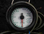 GReddy 60mm Oil Pressure Gauge closeup